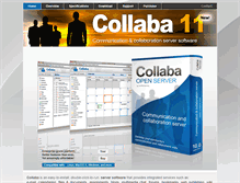 Tablet Screenshot of collaba.ca