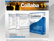 Tablet Screenshot of fr.collaba.com